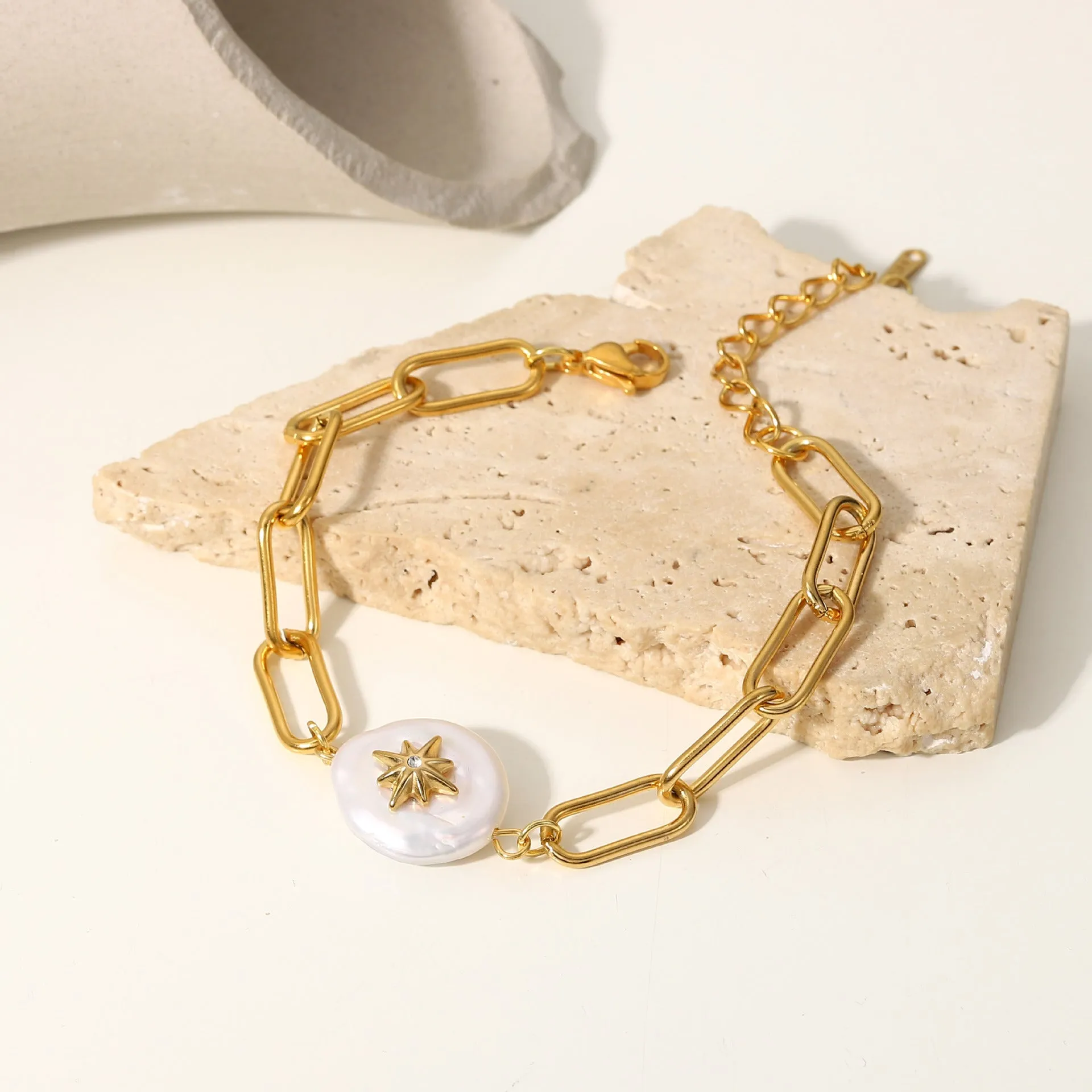 18K Gold Plated Starchild Bracelet