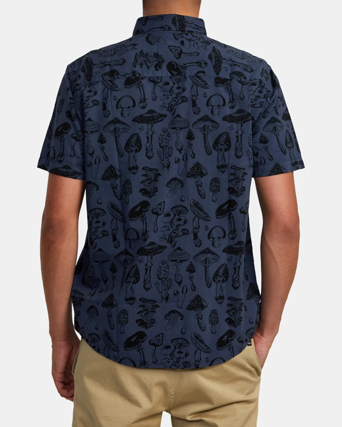 Alex Matus Mushroom Short Sleeve Shirt - Moody Blue