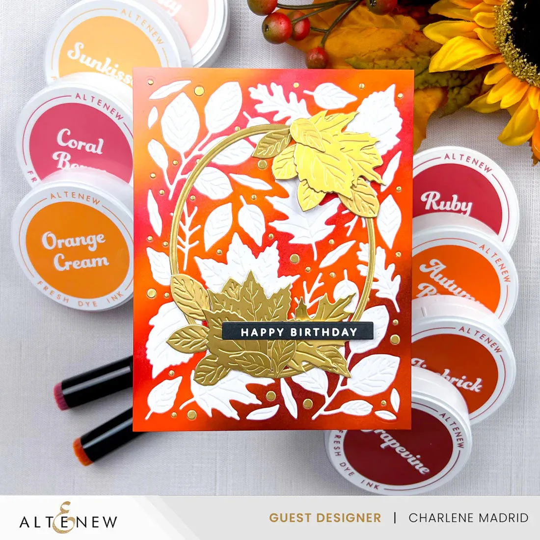 Altenew Warm & Cozy Fresh Dye Ink Pad - Firebrick