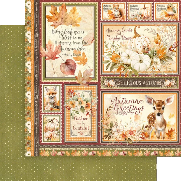 Autumn Greetings 12×12 Collection Pack