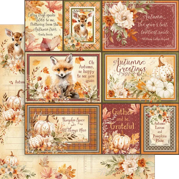 Autumn Greetings 12×12 Collection Pack