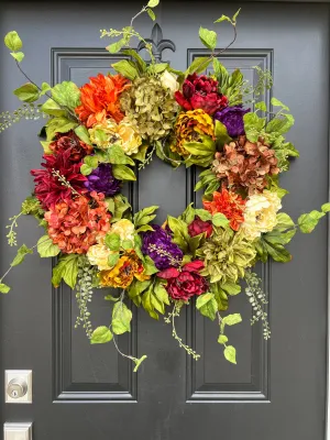 Autumnal Sunset Wreath