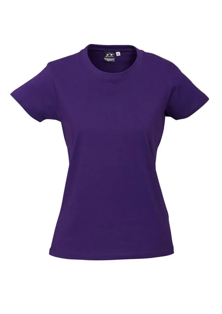 Biz Collection Womens Ice Short Sleeve Tee 2nd ( 10 Colour ) (T10022)