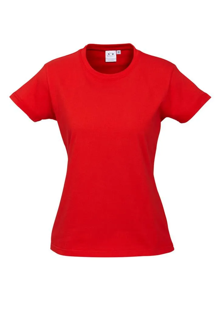 Biz Collection Womens Ice Short Sleeve Tee 2nd ( 10 Colour ) (T10022)