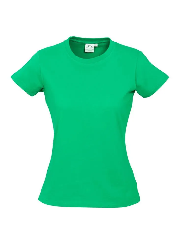 Biz Collection Womens Ice Short Sleeve Tee 2nd ( 10 Colour ) (T10022)