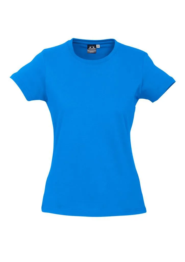 Biz Collection Womens Ice Short Sleeve Tee 2nd  ( 10 Colour ) (T10022)