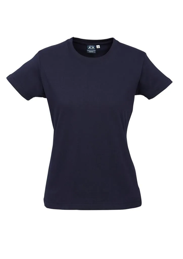 Biz Collection Womens Ice Short Sleeve Tee 2nd ( 10 Colour ) (T10022)