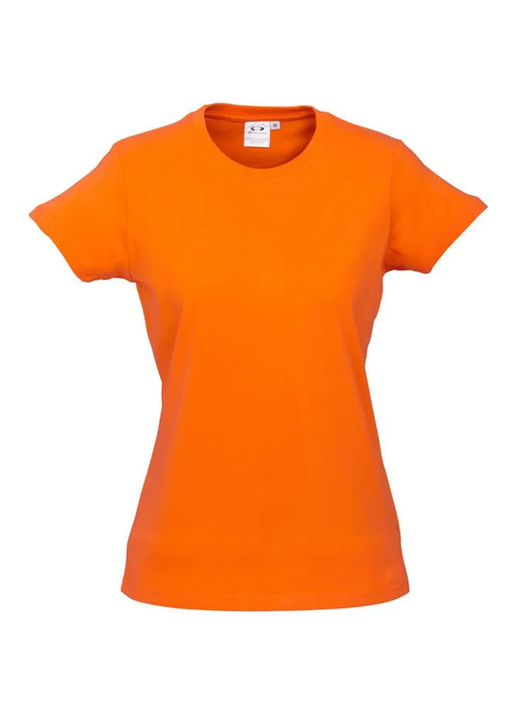 Biz Collection Womens Ice Short Sleeve Tee 2nd ( 10 Colour ) (T10022)