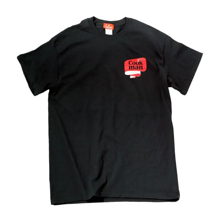 Cookman Tees - Tape logo : Black