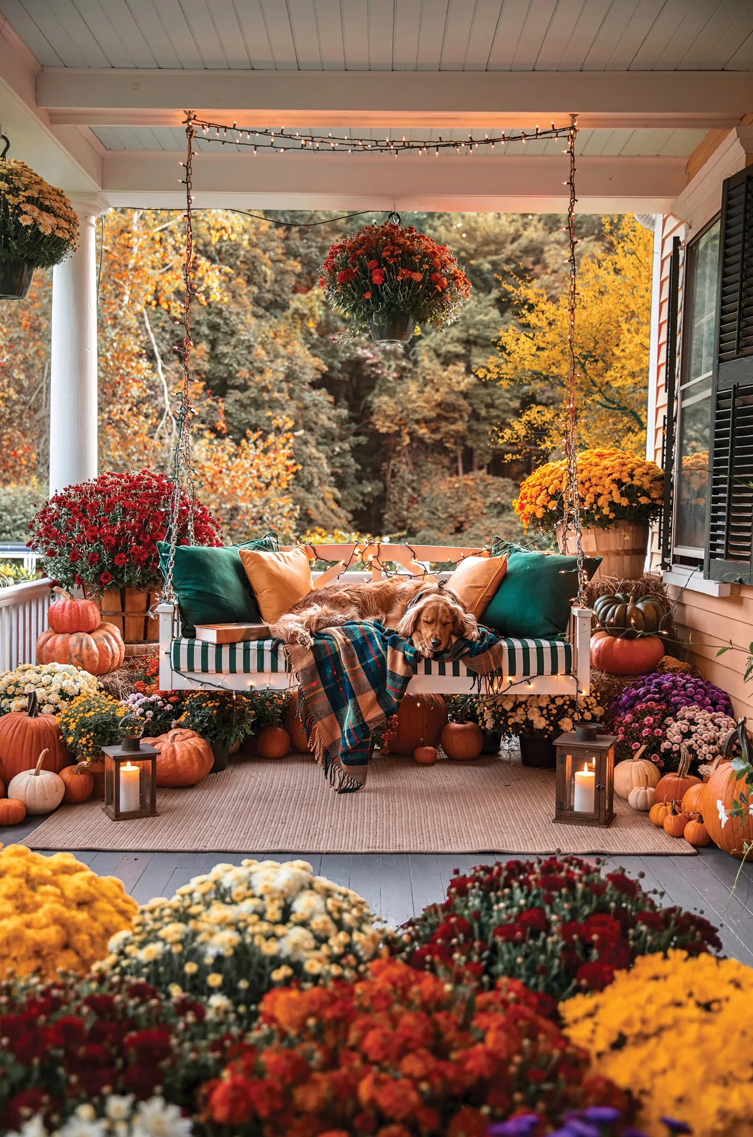 Cozy Autumn Porch Puzzle