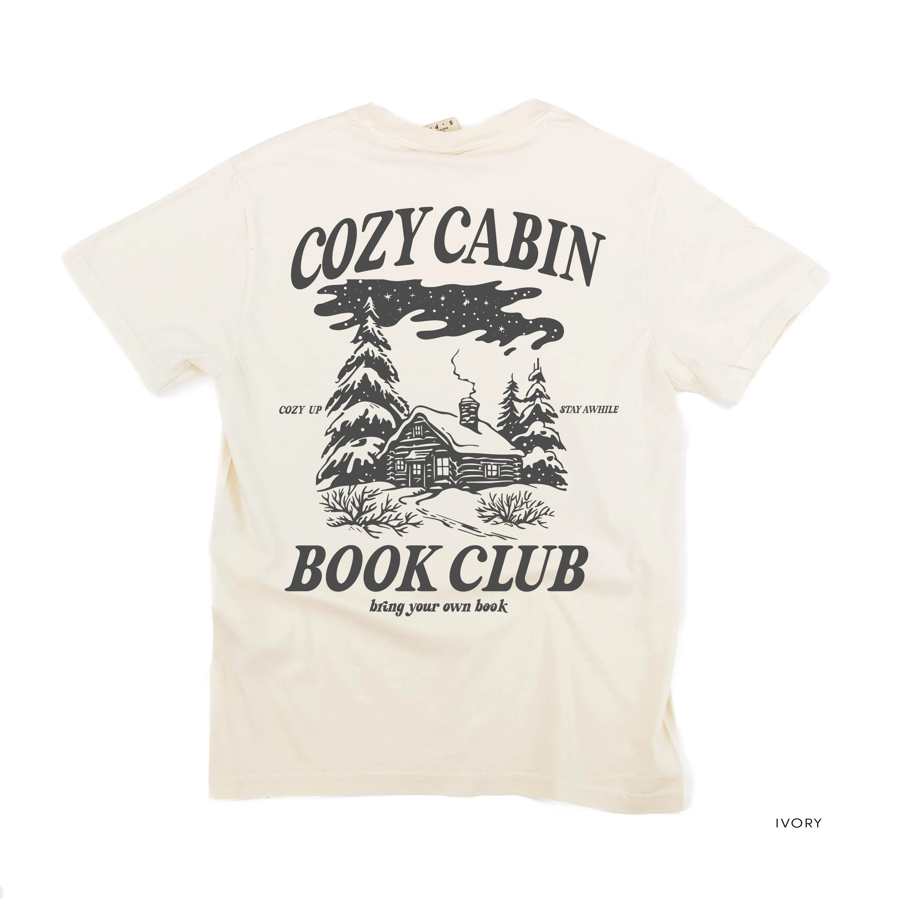 Cozy Cabin Book Club (pf&b)- Comfort Colors Tee