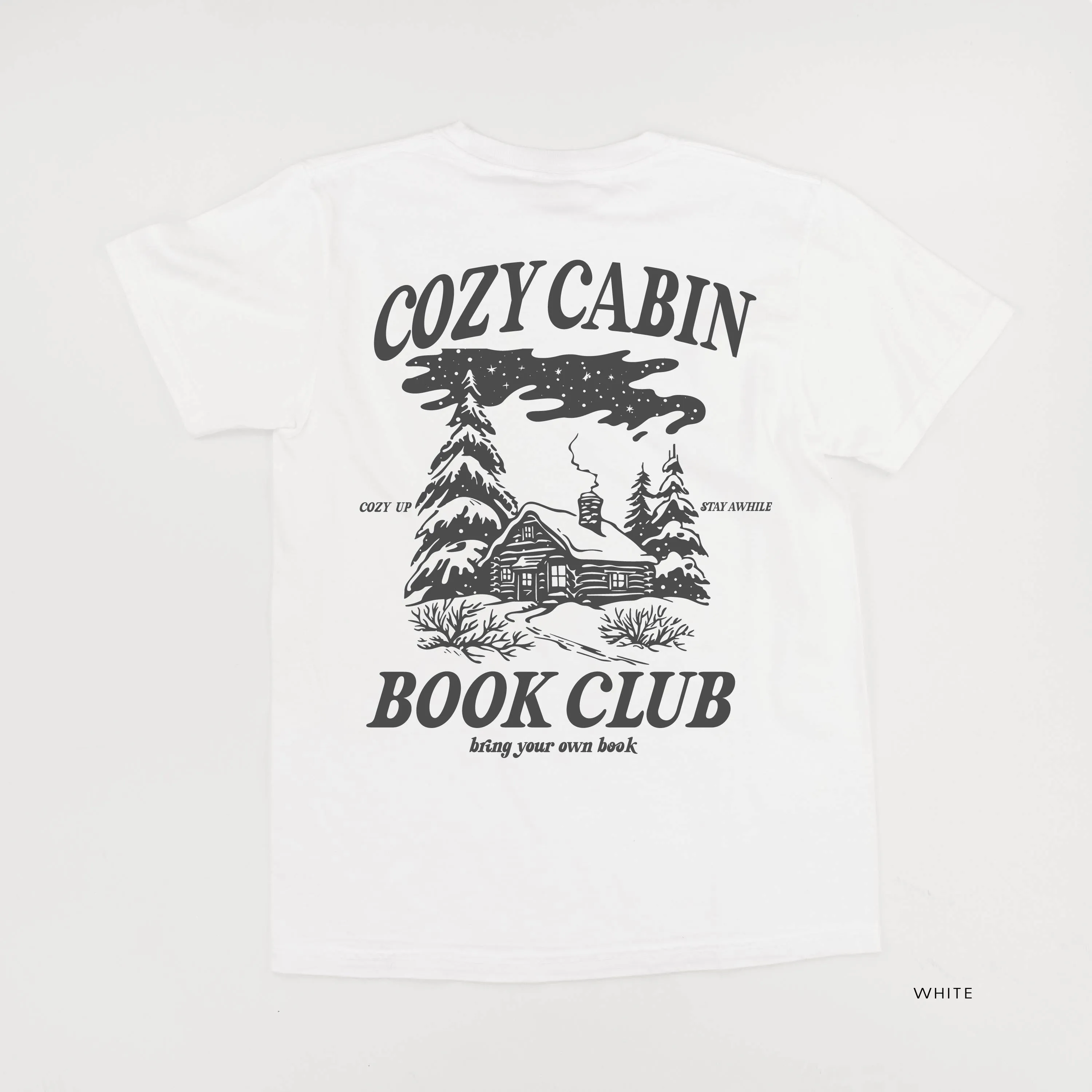 Cozy Cabin Book Club (pf&b)- Comfort Colors Tee