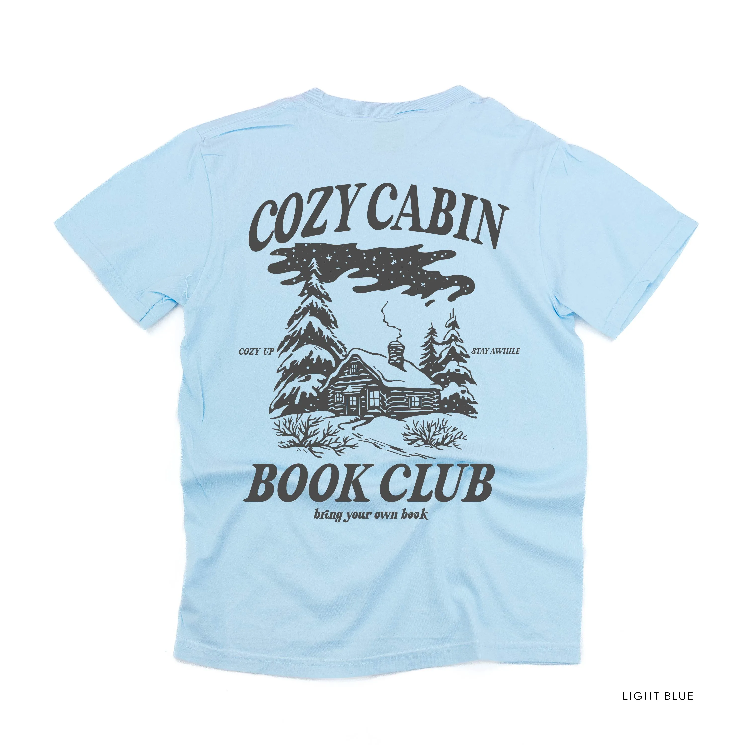 Cozy Cabin Book Club (pf&b)- Comfort Colors Tee