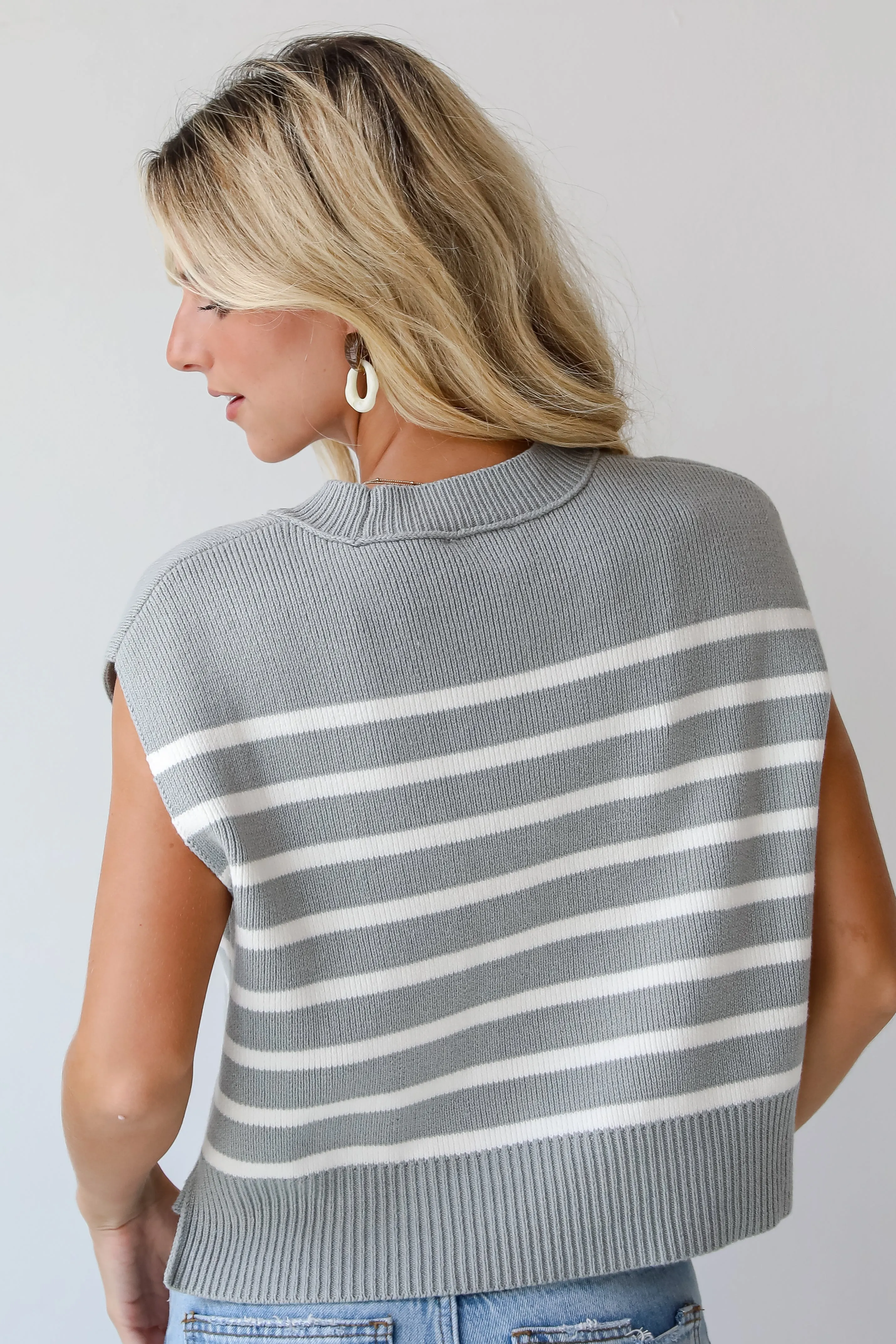 Cozy Classic Striped Sweater Top