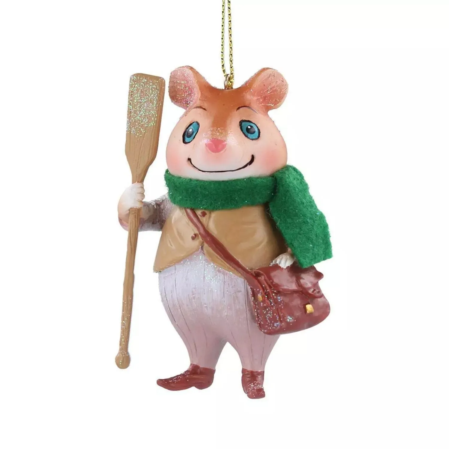 Gisela Graham Resin Ratty Hanging Decoration