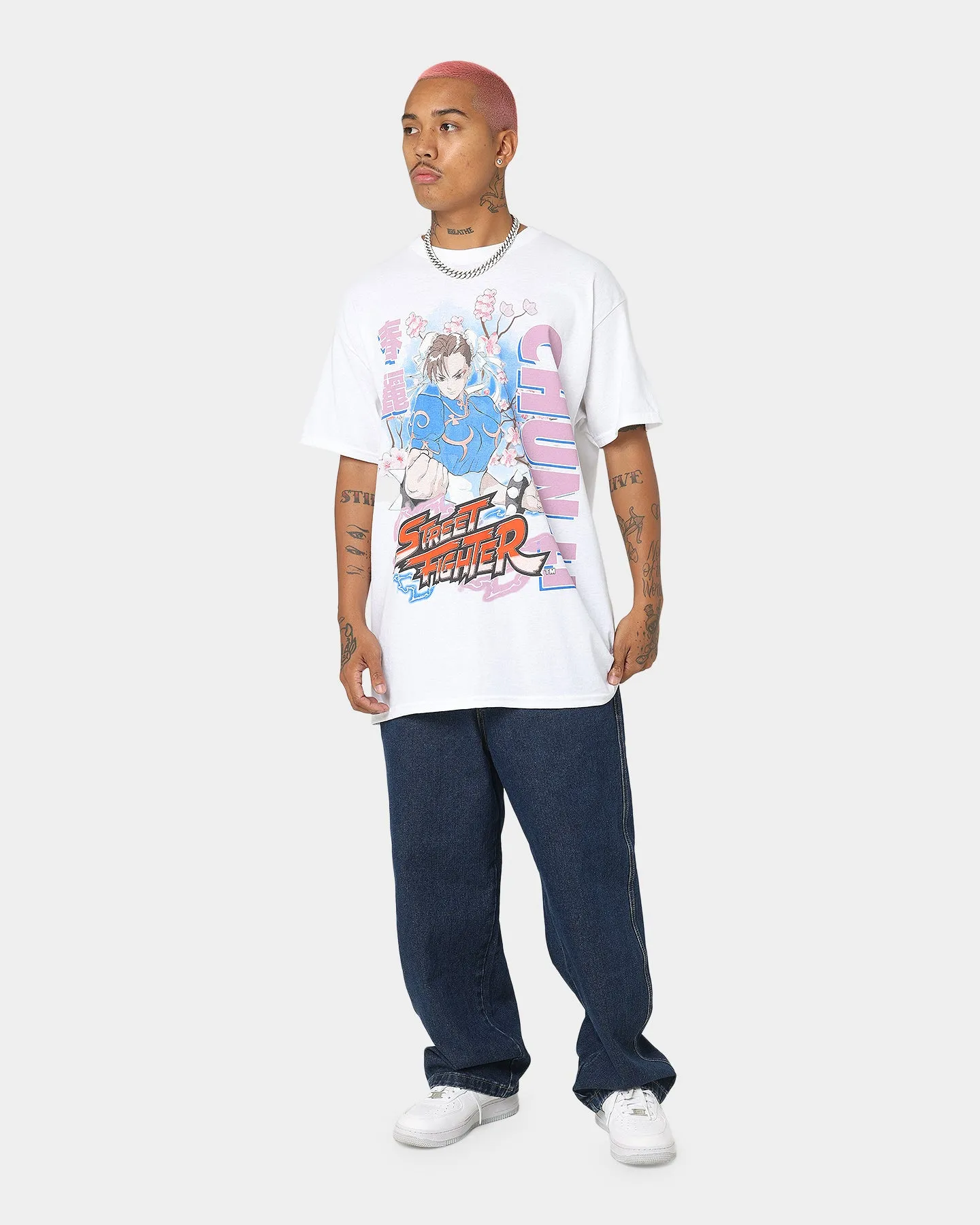 Goat Crew X Street Fighter Chun Li T-Shirt White