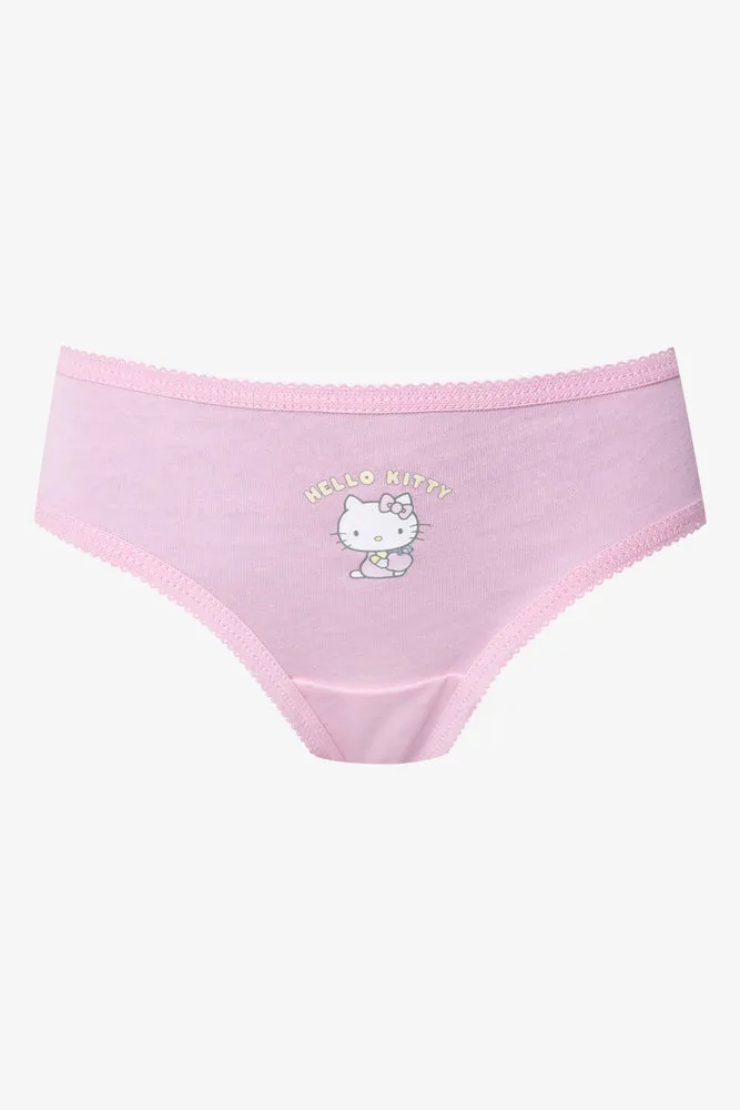 Hello Kitty 3 Pack Bikini Panties Pink