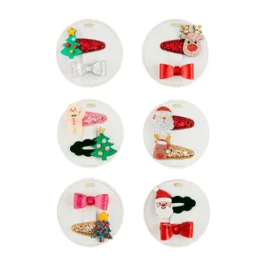 Holiday Festive Hair Clips