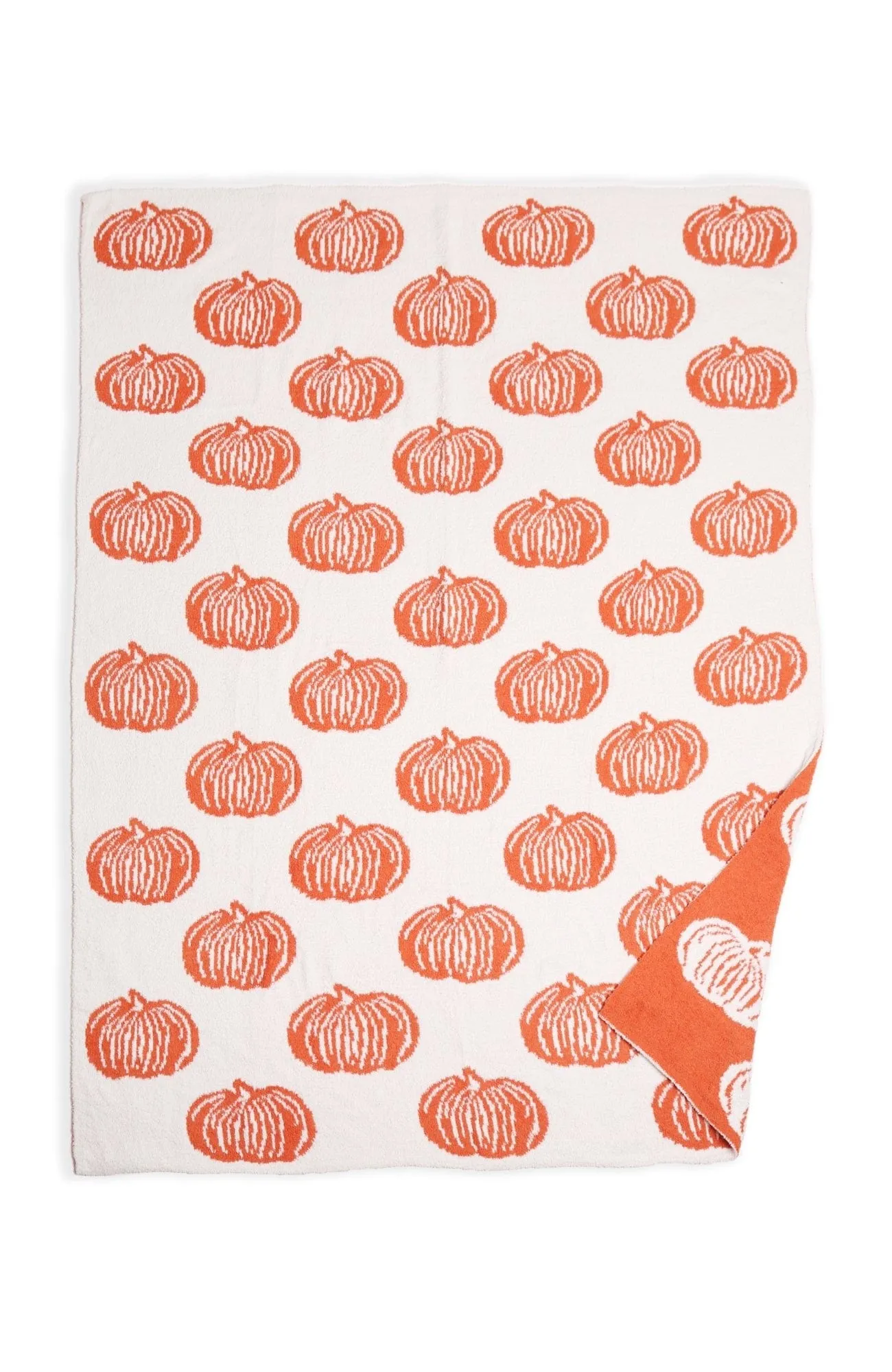 JCL4315 Super Lux Pumpkin Throw Blanket