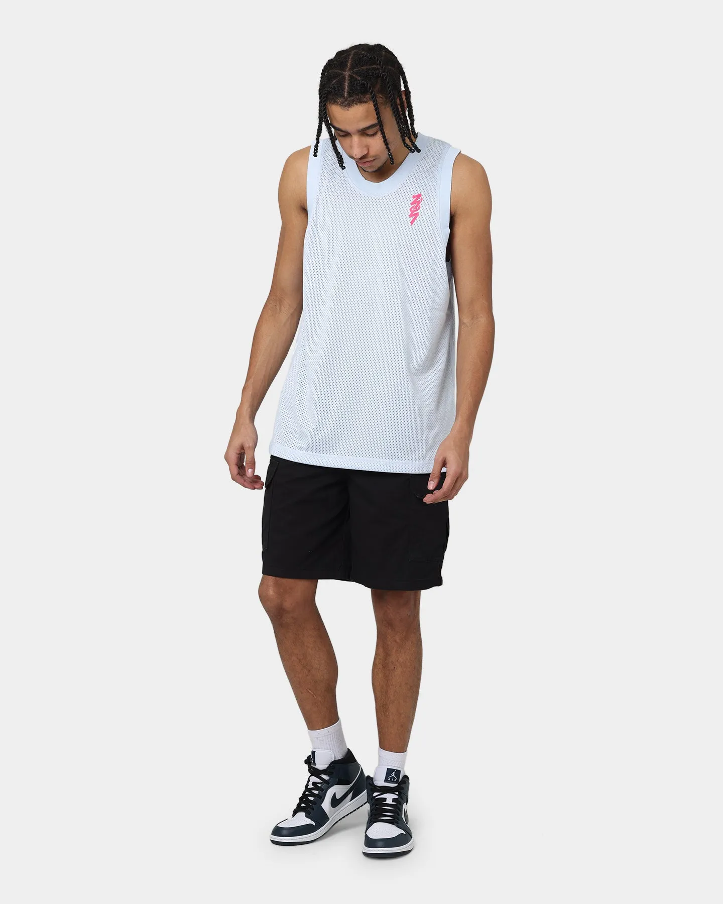 Jordan Zion Dri-FIT Tank Singlet Half Blue