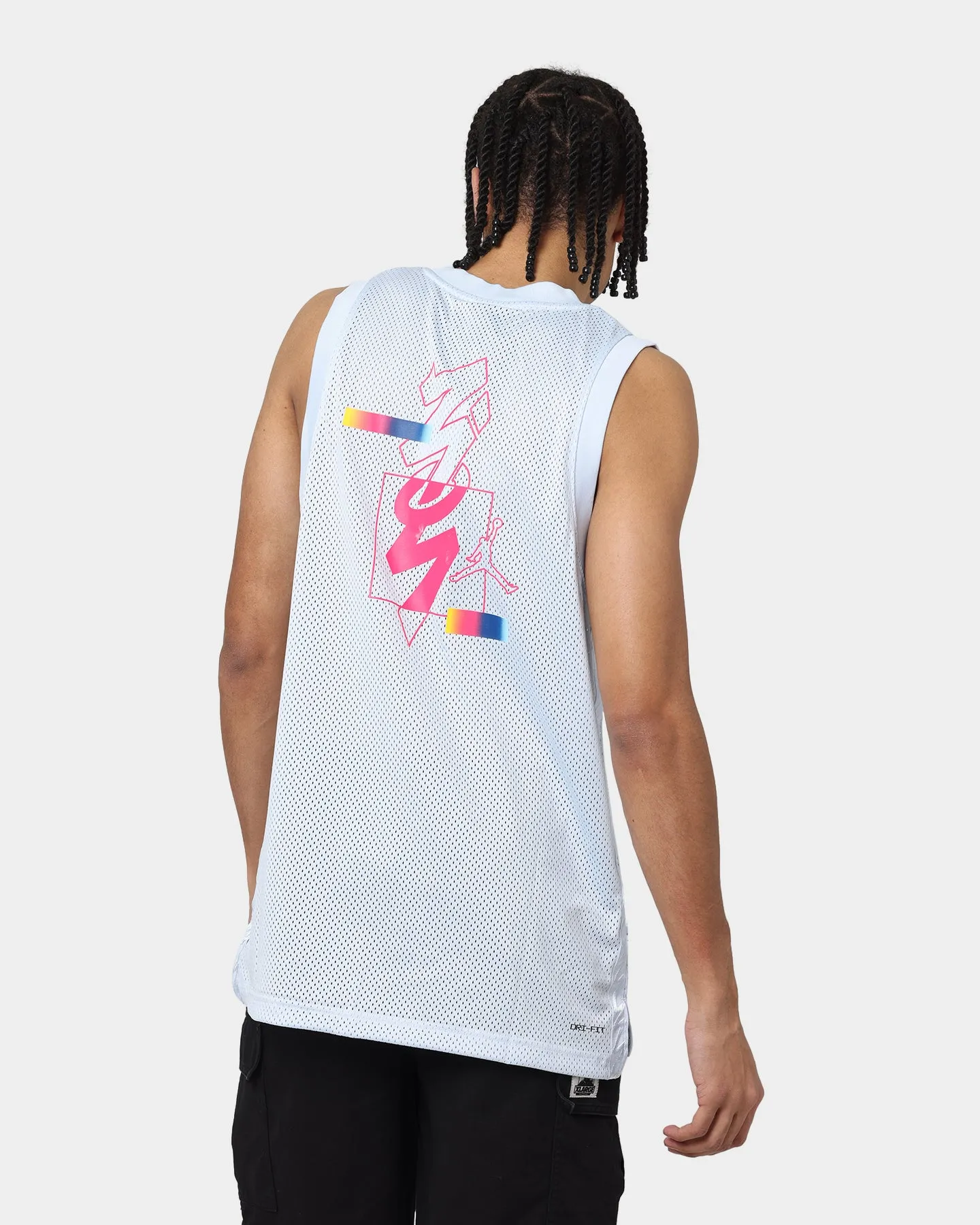 Jordan Zion Dri-FIT Tank Singlet Half Blue