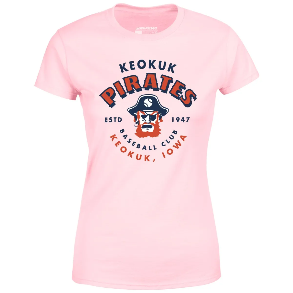 Keokuk Pirates - Iowa - Vintage Defunct Baseball Teams - Women's T-Shirt