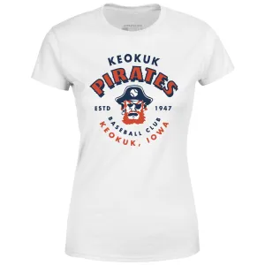 Keokuk Pirates - Iowa - Vintage Defunct Baseball Teams - Women's T-Shirt