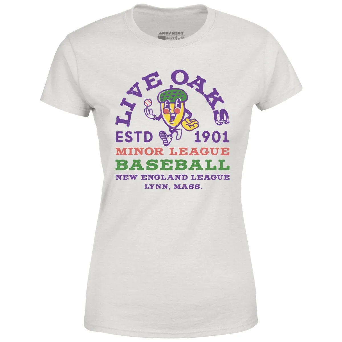 Lynn Live Oaks - Massachusetts - Vintage Defunct Baseball Teams - Women's T-Shirt