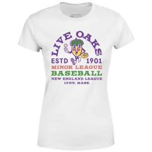 Lynn Live Oaks - Massachusetts - Vintage Defunct Baseball Teams - Women's T-Shirt