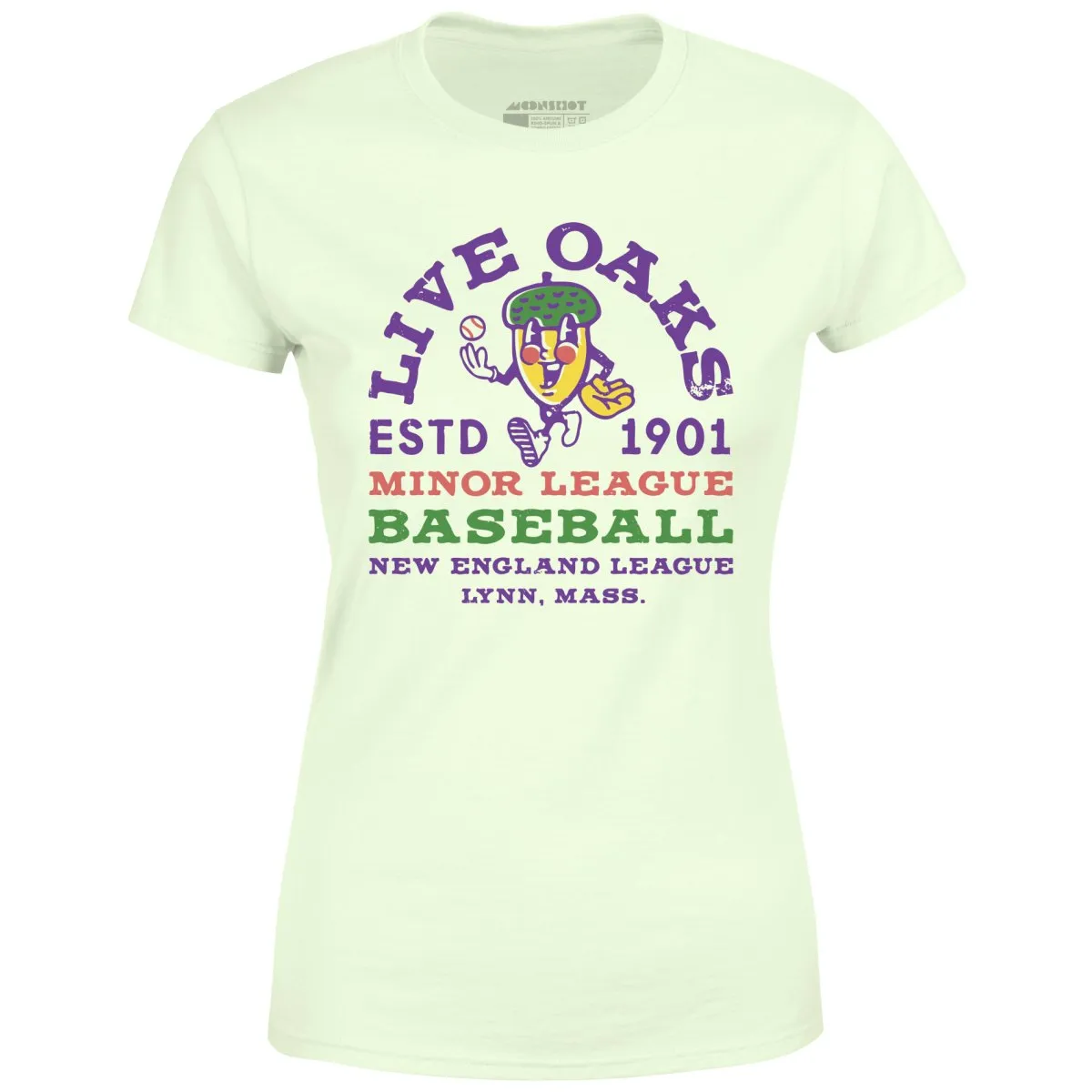 Lynn Live Oaks - Massachusetts - Vintage Defunct Baseball Teams - Women's T-Shirt