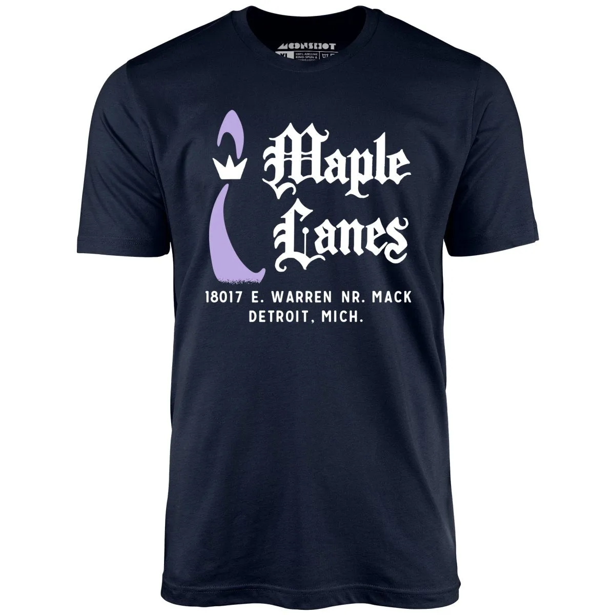 Maple Lanes - Detroit, MI - Vintage Bowling Alley - Unisex T-Shirt