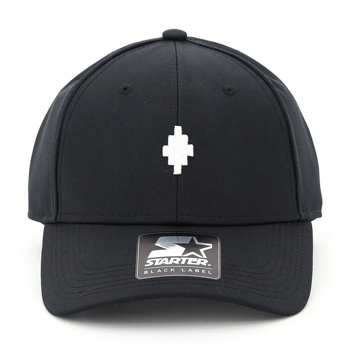 MARCELO BURLON Starter Cross Baseball Cap Black