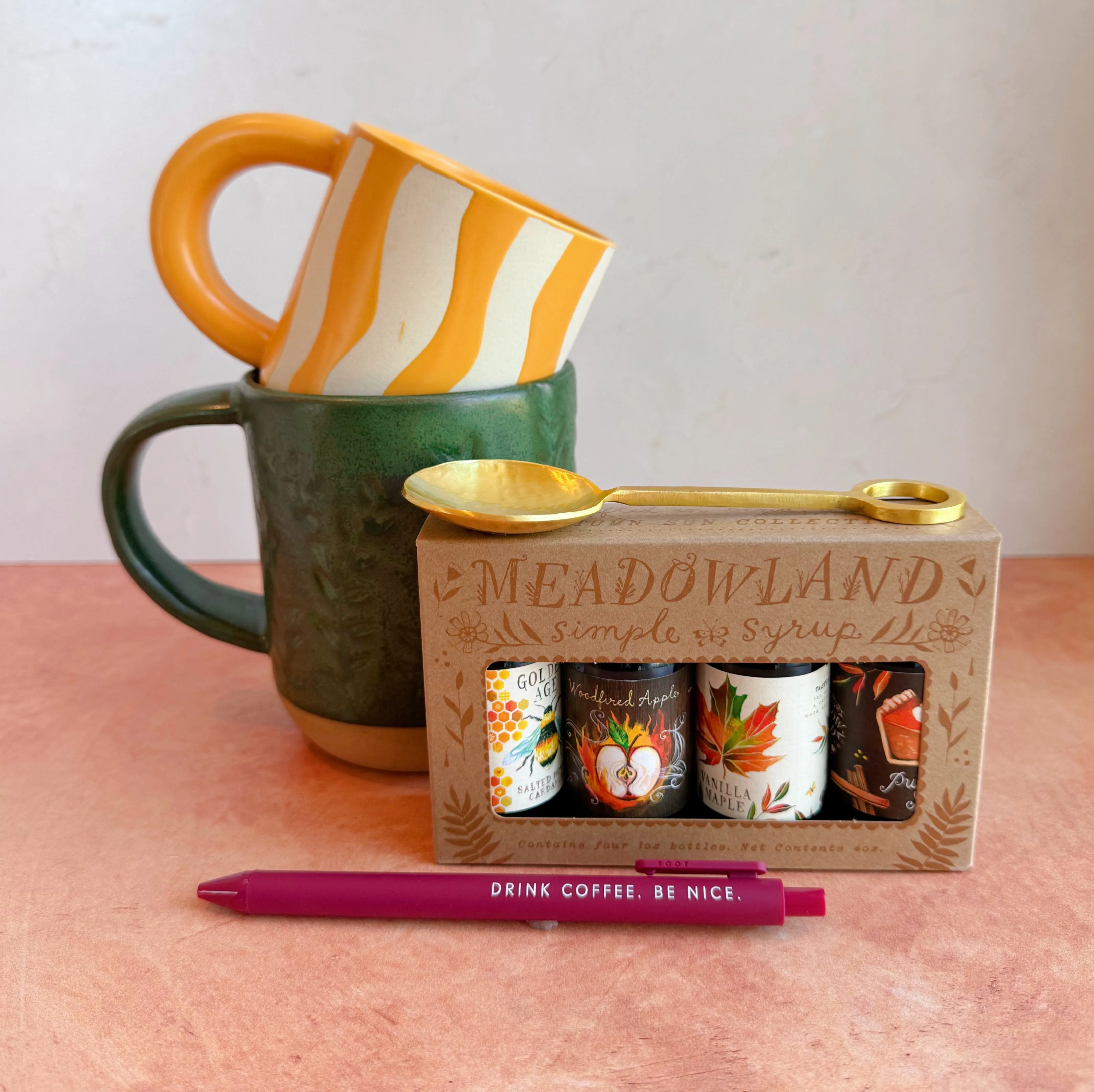 Meadowland Simple Syrups Sampler Set: Autumn