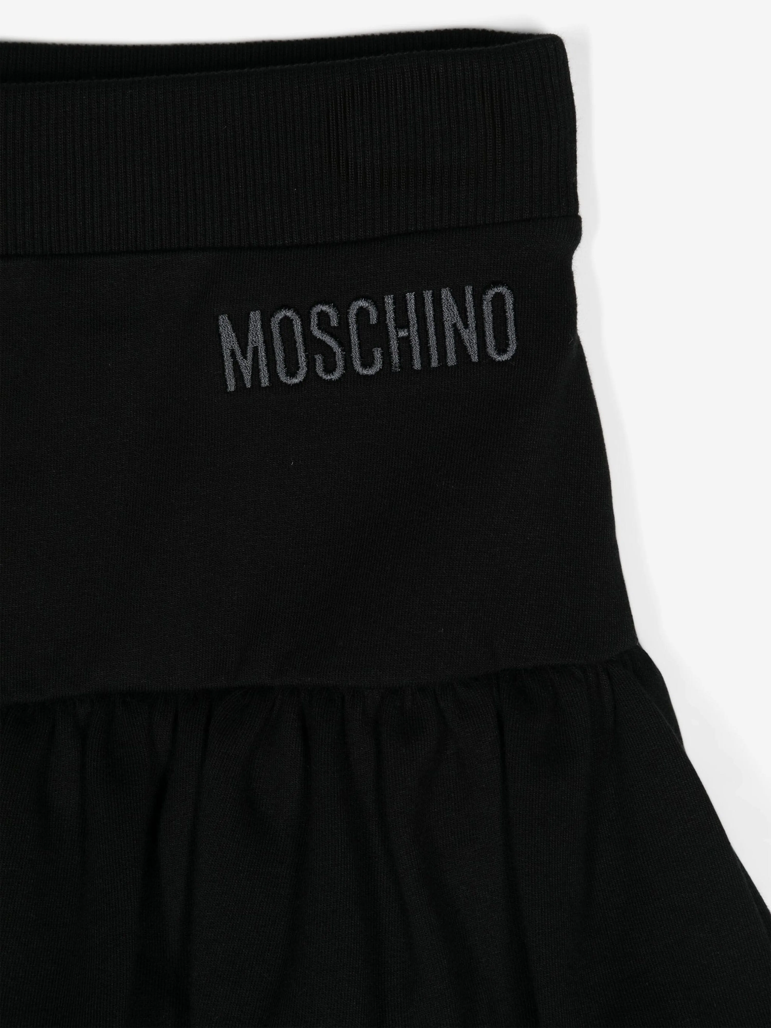 Moschino Girls Ruffle Skirt in Black