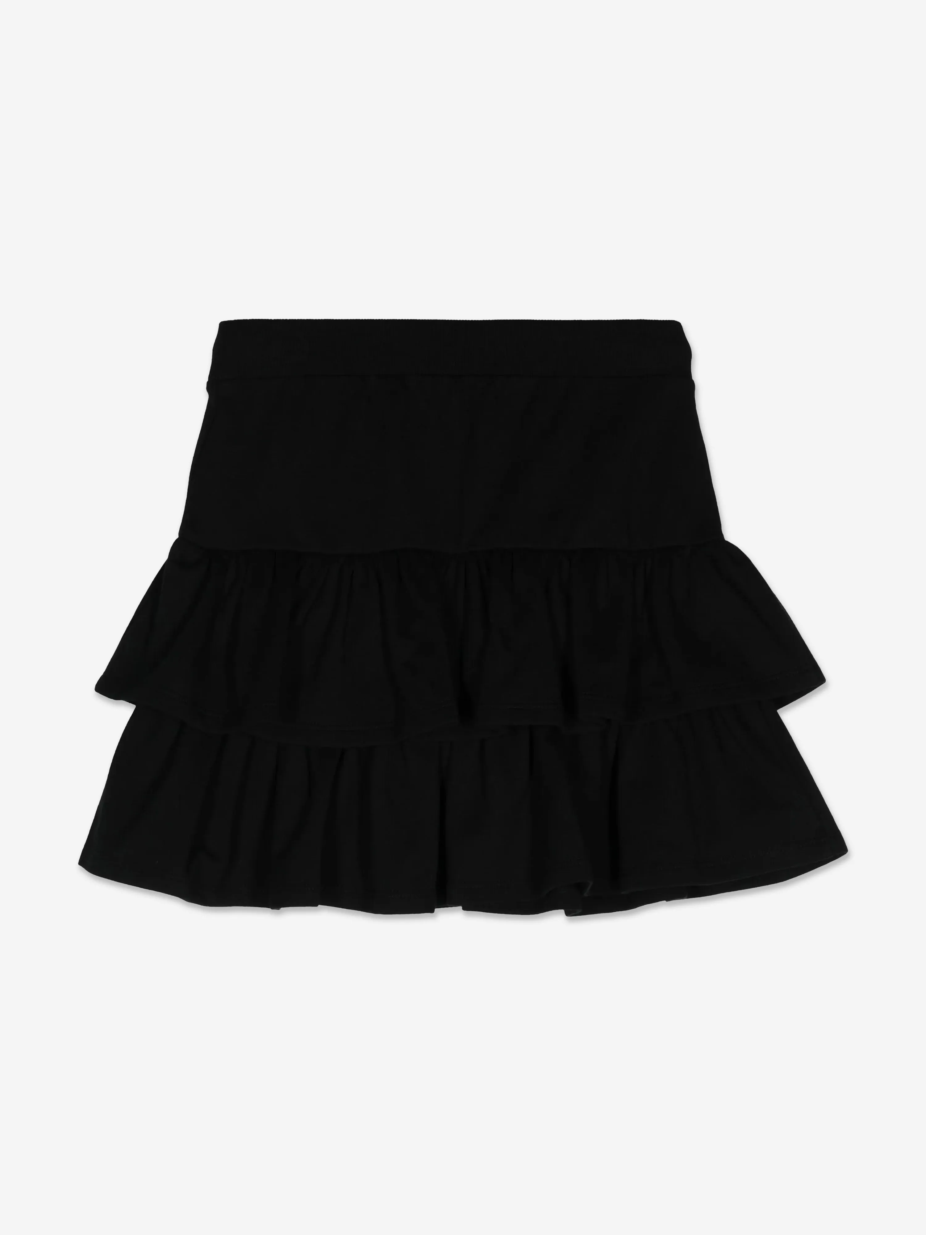 Moschino Girls Ruffle Skirt in Black