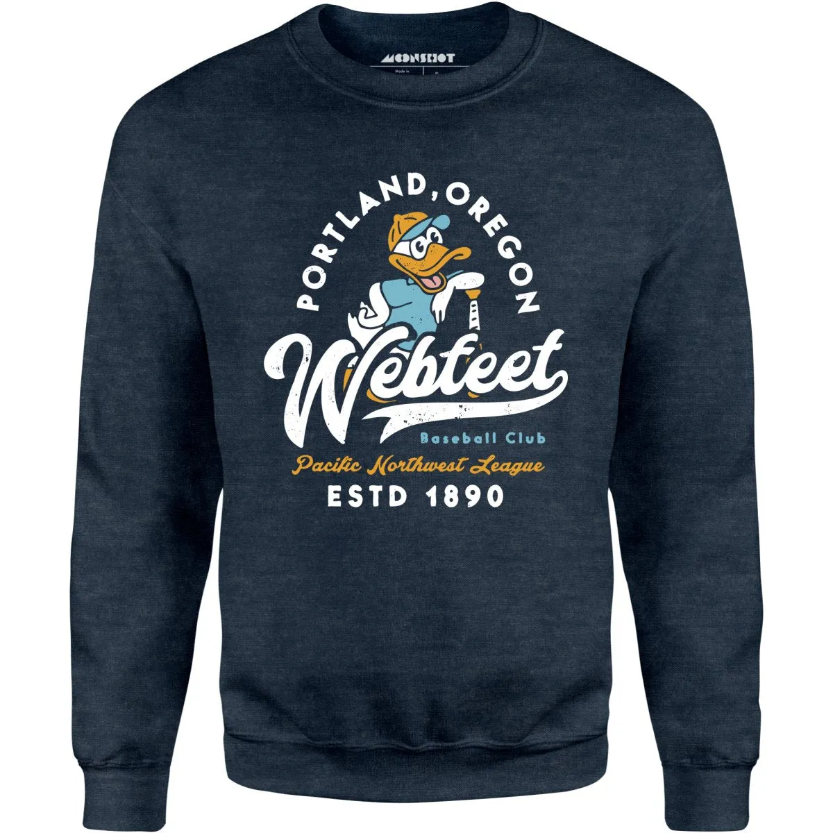 Portland Webfeet - Oregon - Vintage Defunct Baseball Teams - Unisex Sweatshirt