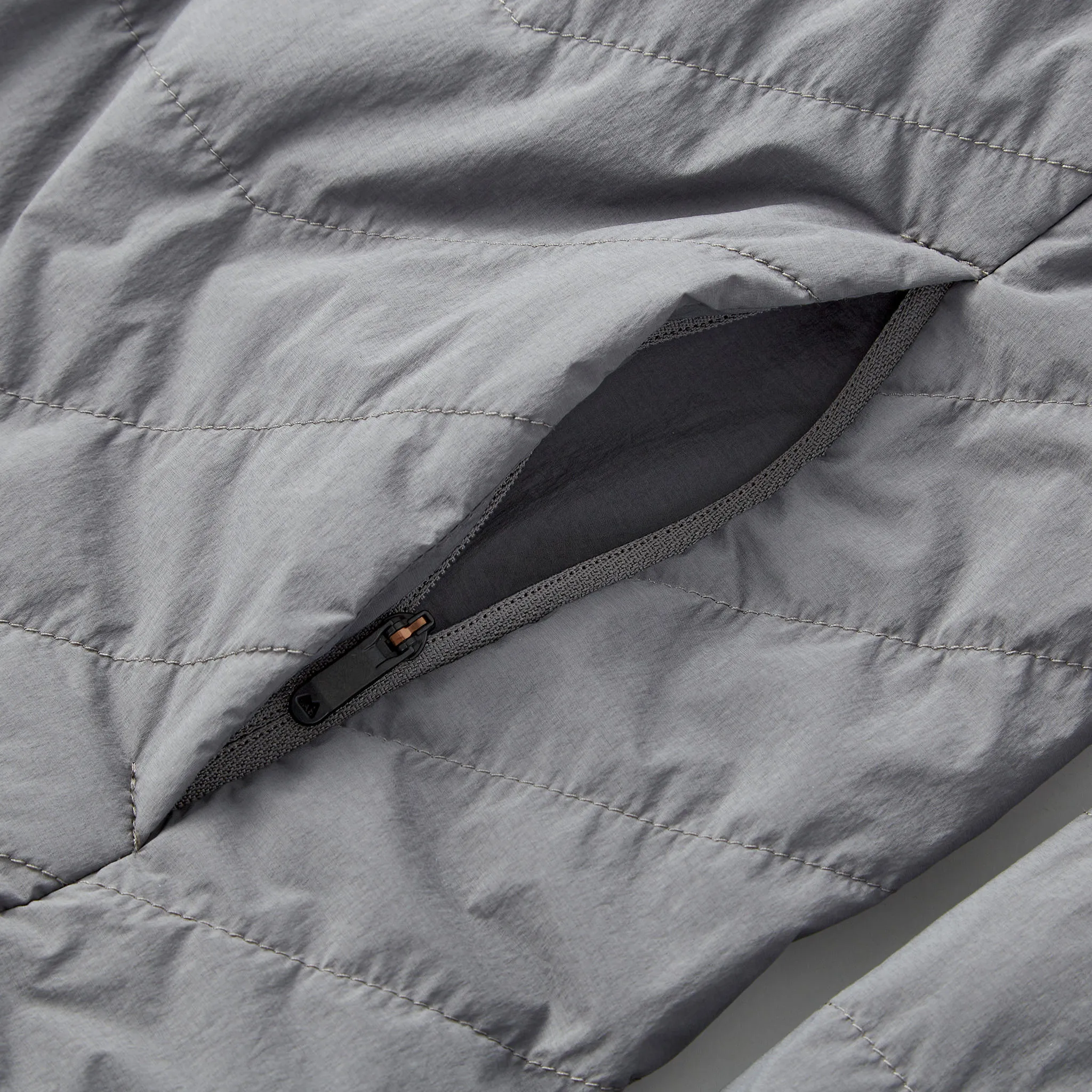 Reversible Insulated Shirt Jacket in Slate