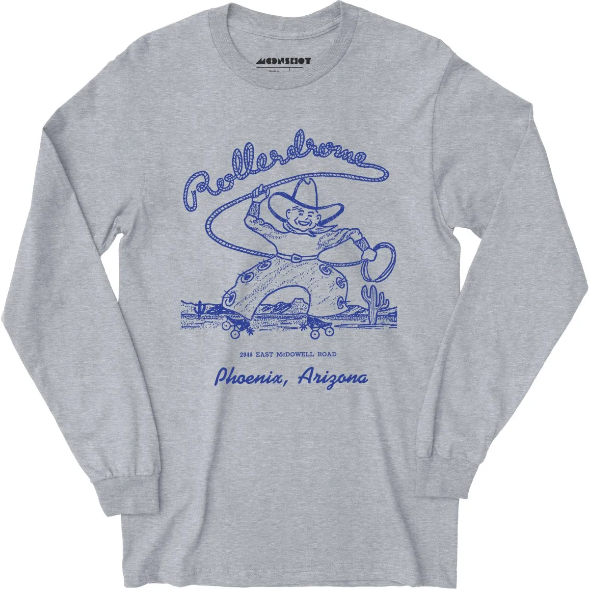 Rollerdrome - Phoenix, AZ - Vintage Roller Rink - Long Sleeve T-Shirt