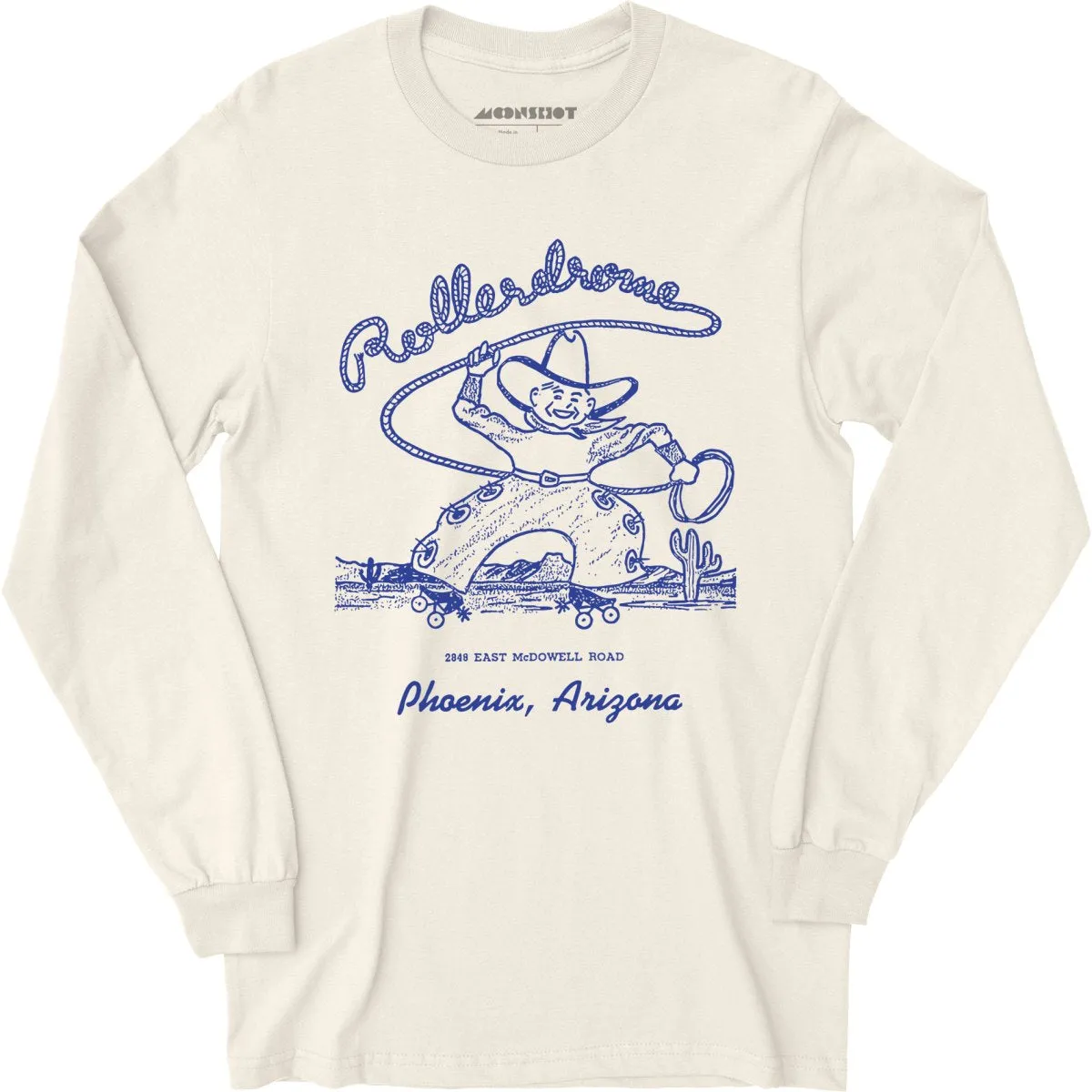 Rollerdrome - Phoenix, AZ - Vintage Roller Rink - Long Sleeve T-Shirt