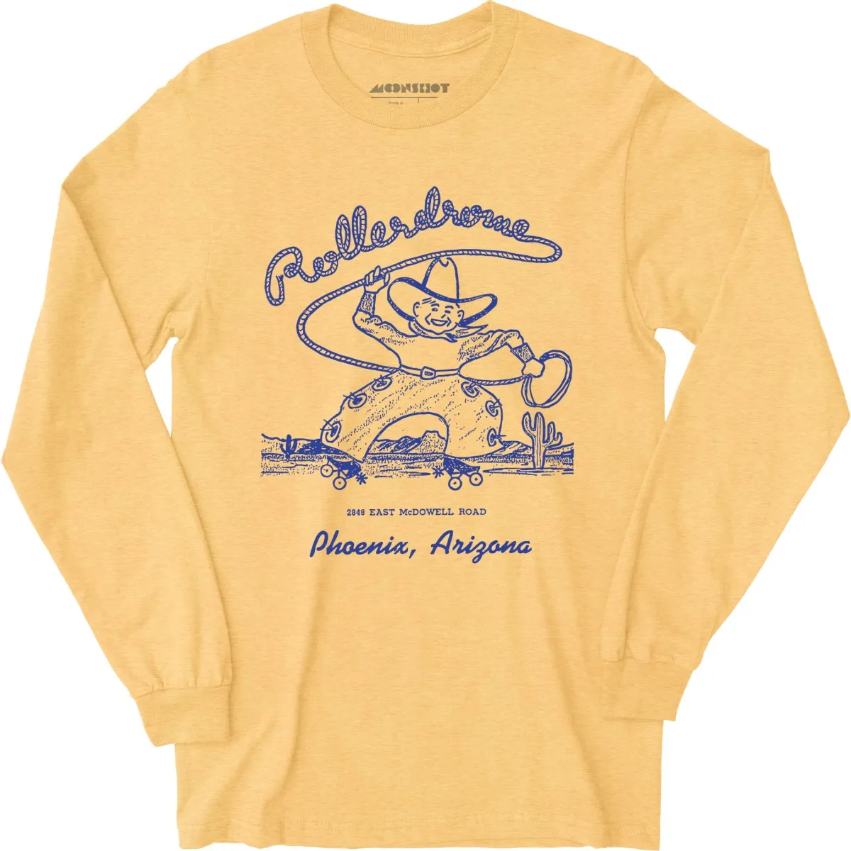 Rollerdrome - Phoenix, AZ - Vintage Roller Rink - Long Sleeve T-Shirt