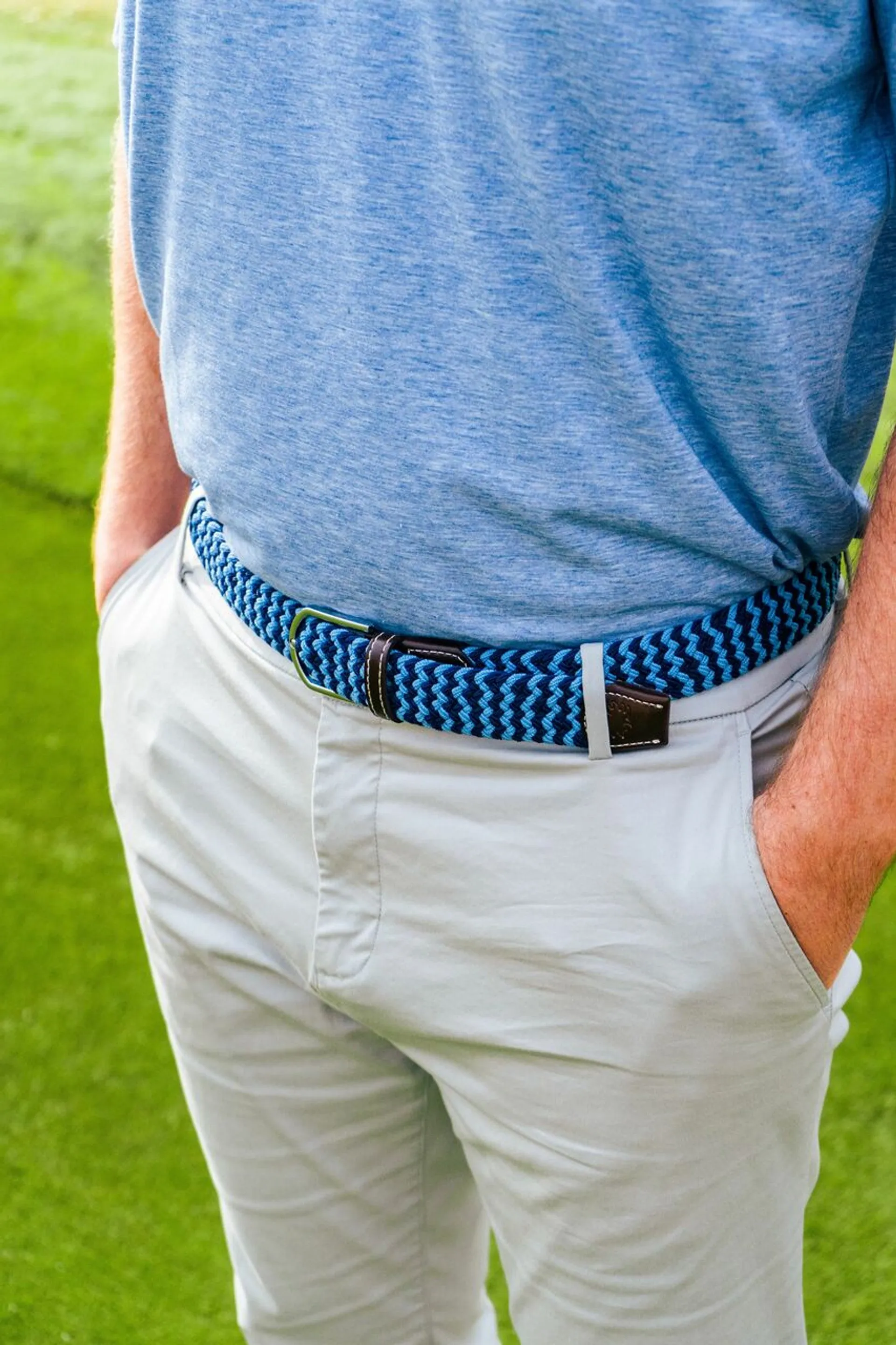 Roostas - The Nantucket Woven Elastic Stretch Belt