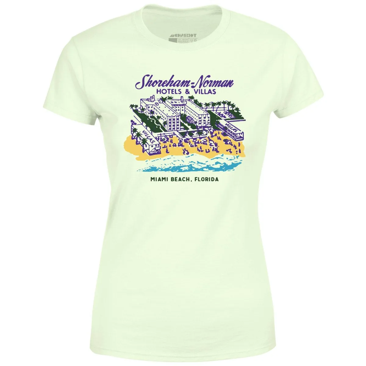 Shoreham Norman Hotels & Villas - Miami, FL - Vintage Hotel - Women's T-Shirt