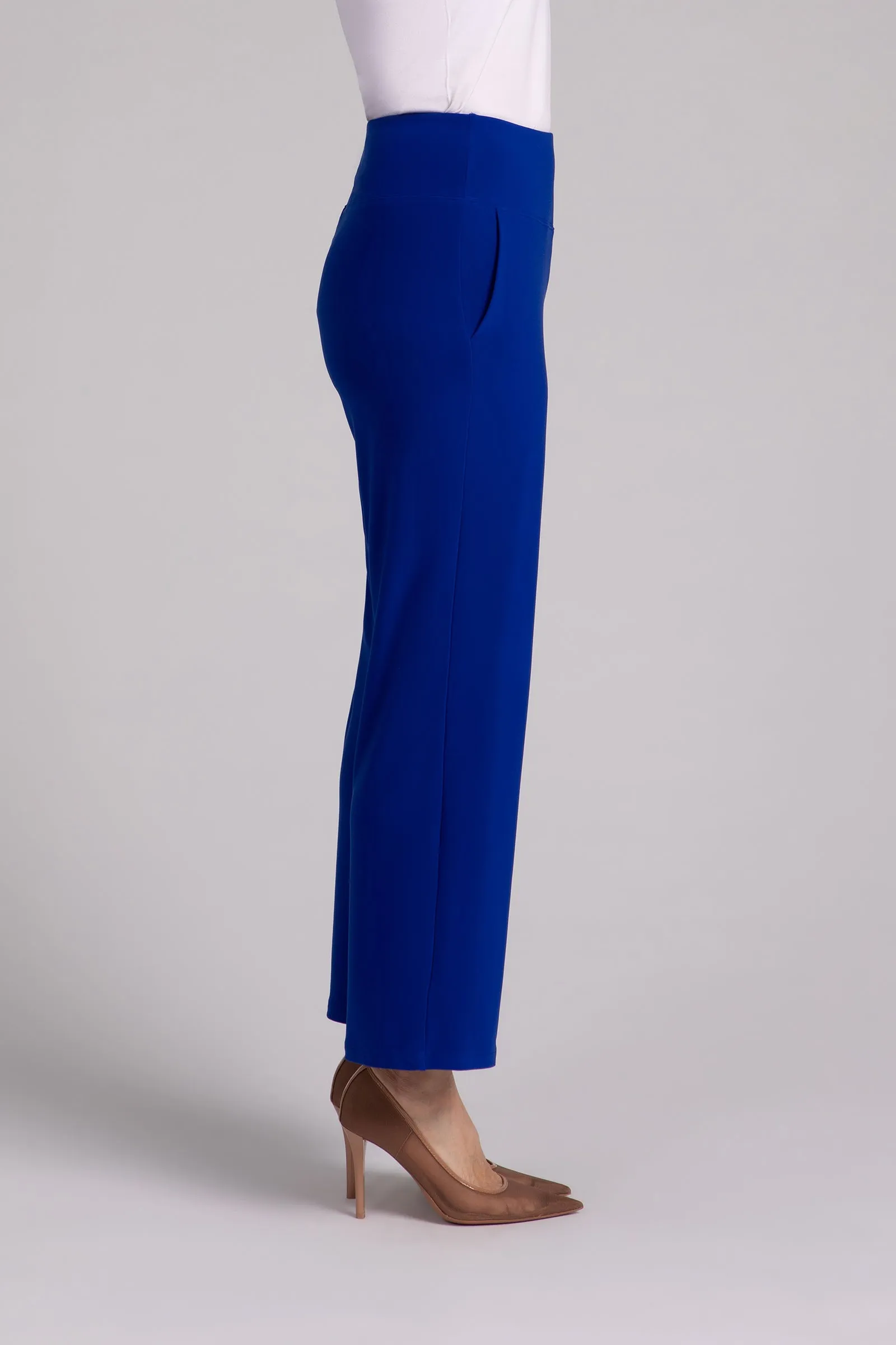 Straight Leg Ankle Pant | Lapis