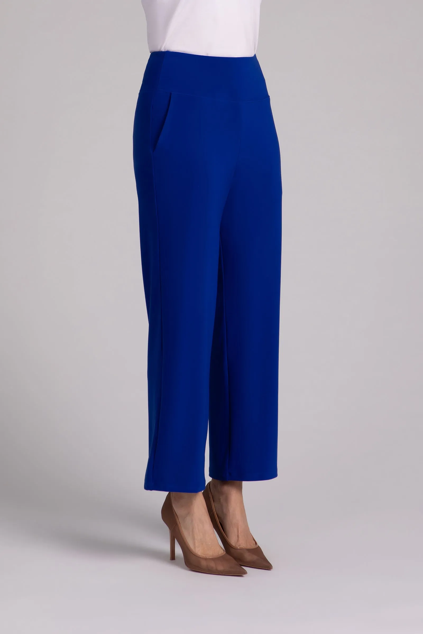 Straight Leg Ankle Pant | Lapis