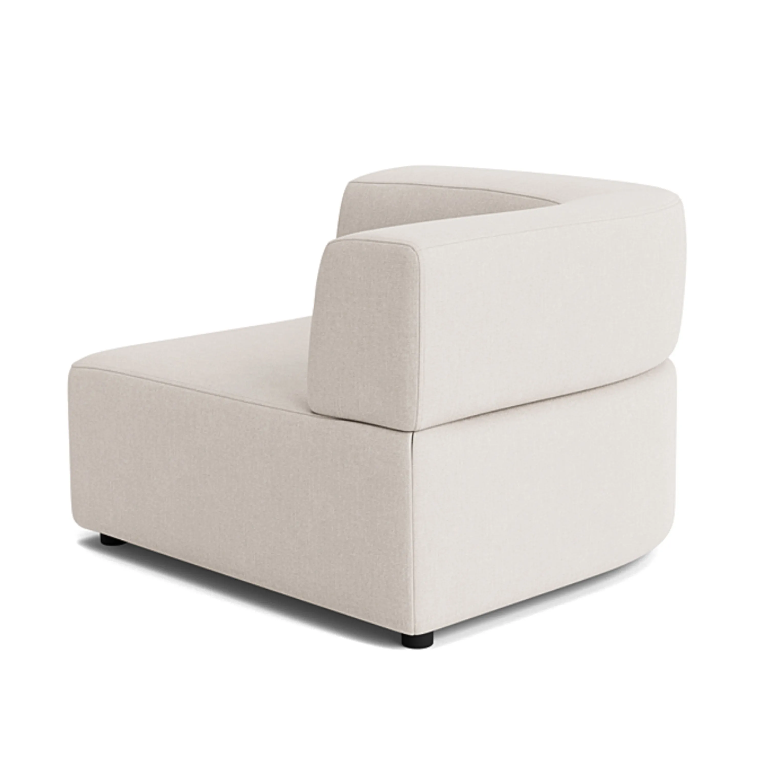 Stretch Corner Module - Silex Off White