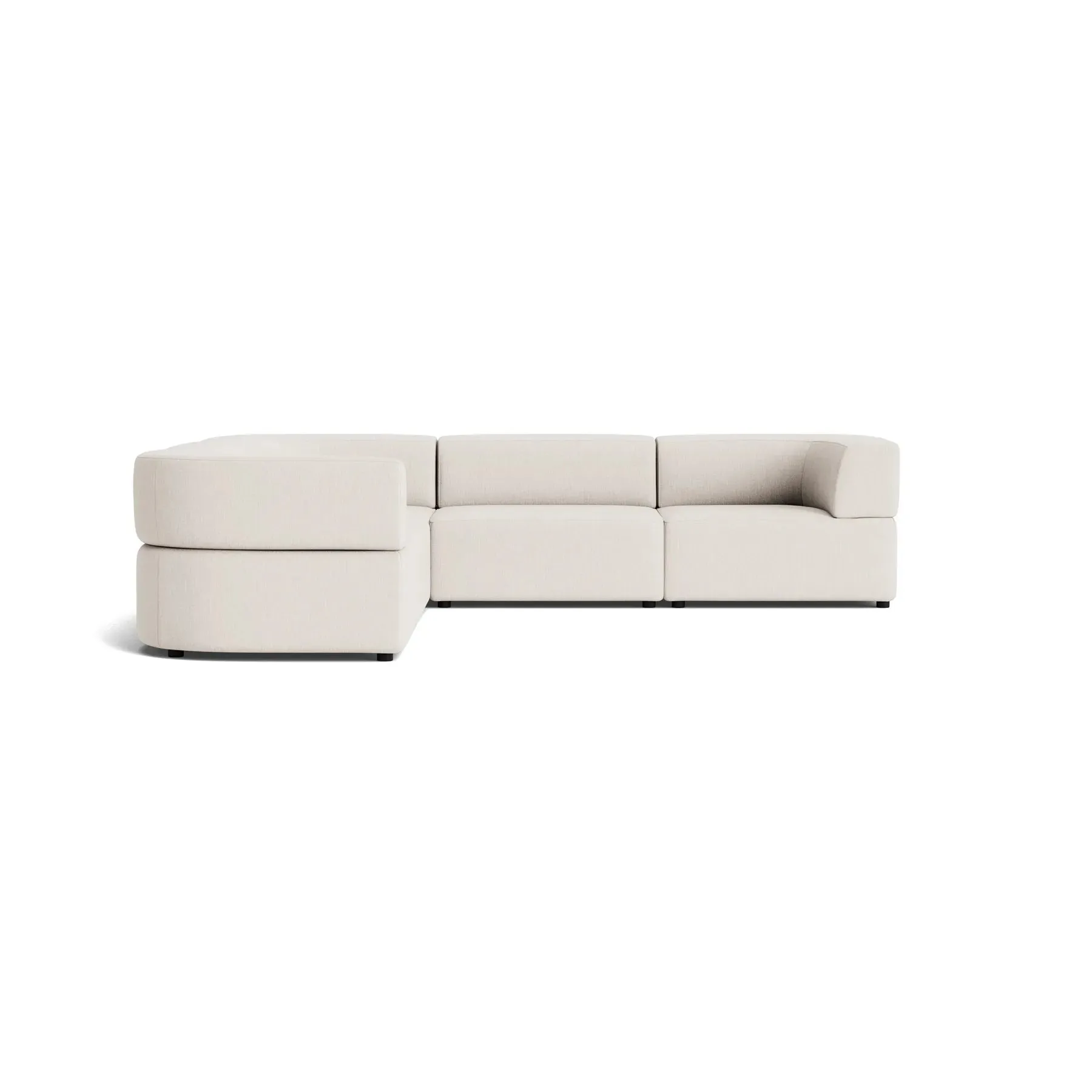 Stretch Corner Sofa - Silex Off White