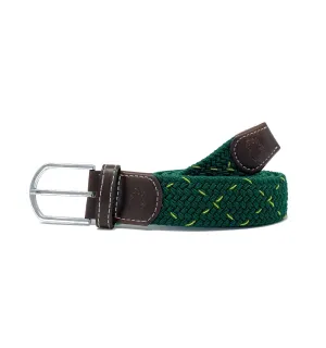 The Augusta Two Toned Woven Stretch Belt