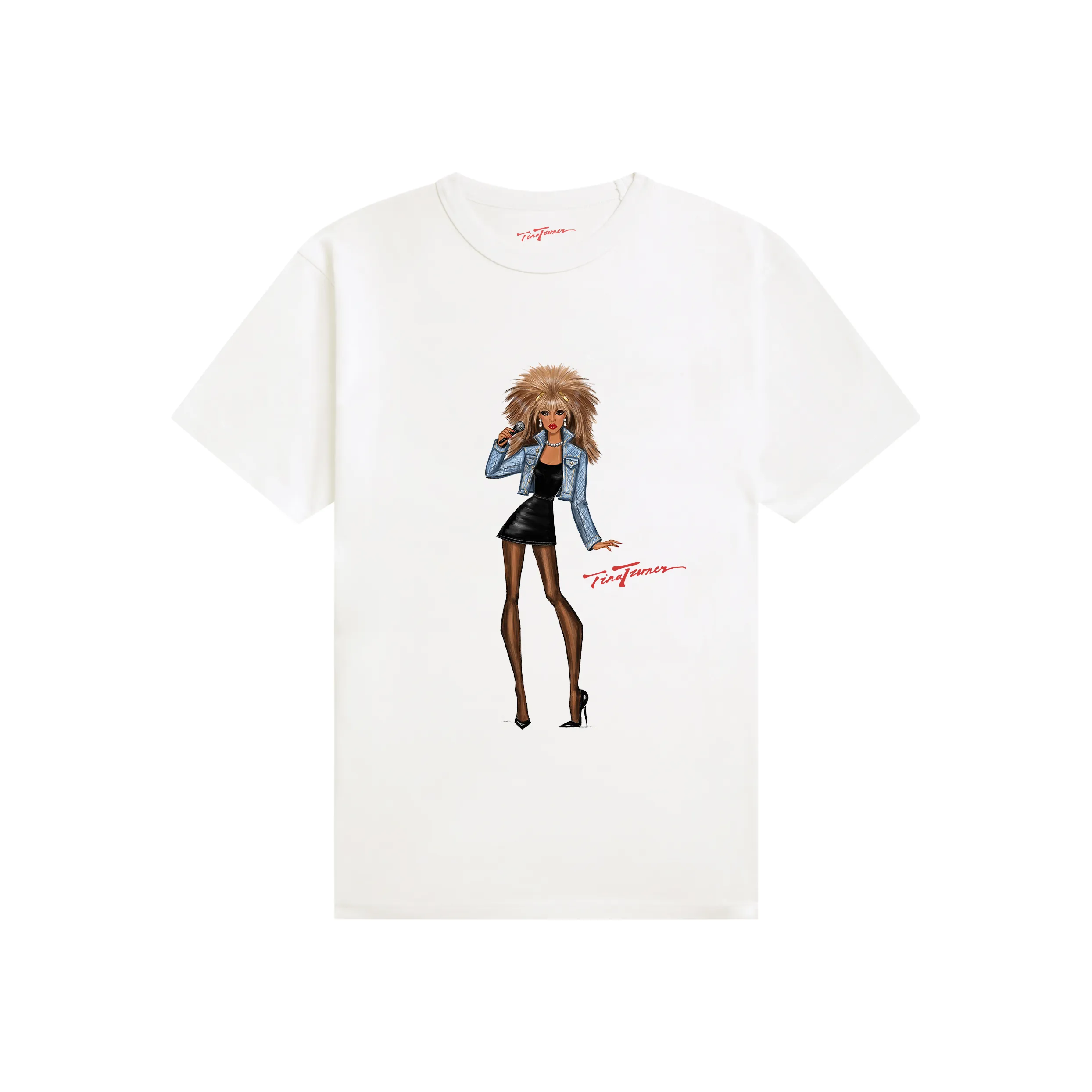 Tina Turner x Hayden Williams 'Barbie' White T-Shirt