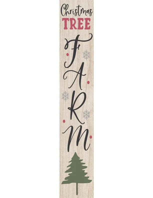 Tree Farm Christmas Porch Sign