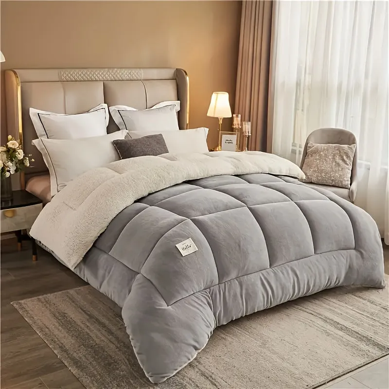 Ultra Soft Quilted Comforter - All-Season, Reversible, Machine Washable Duvet for Year-Round Comfort"